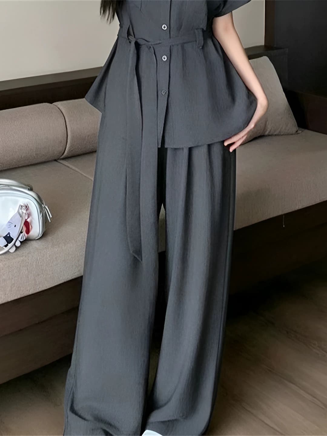 Grey — pants