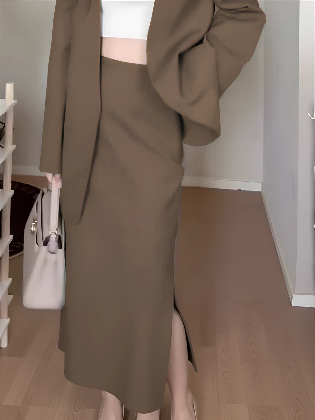 Khaki skirt