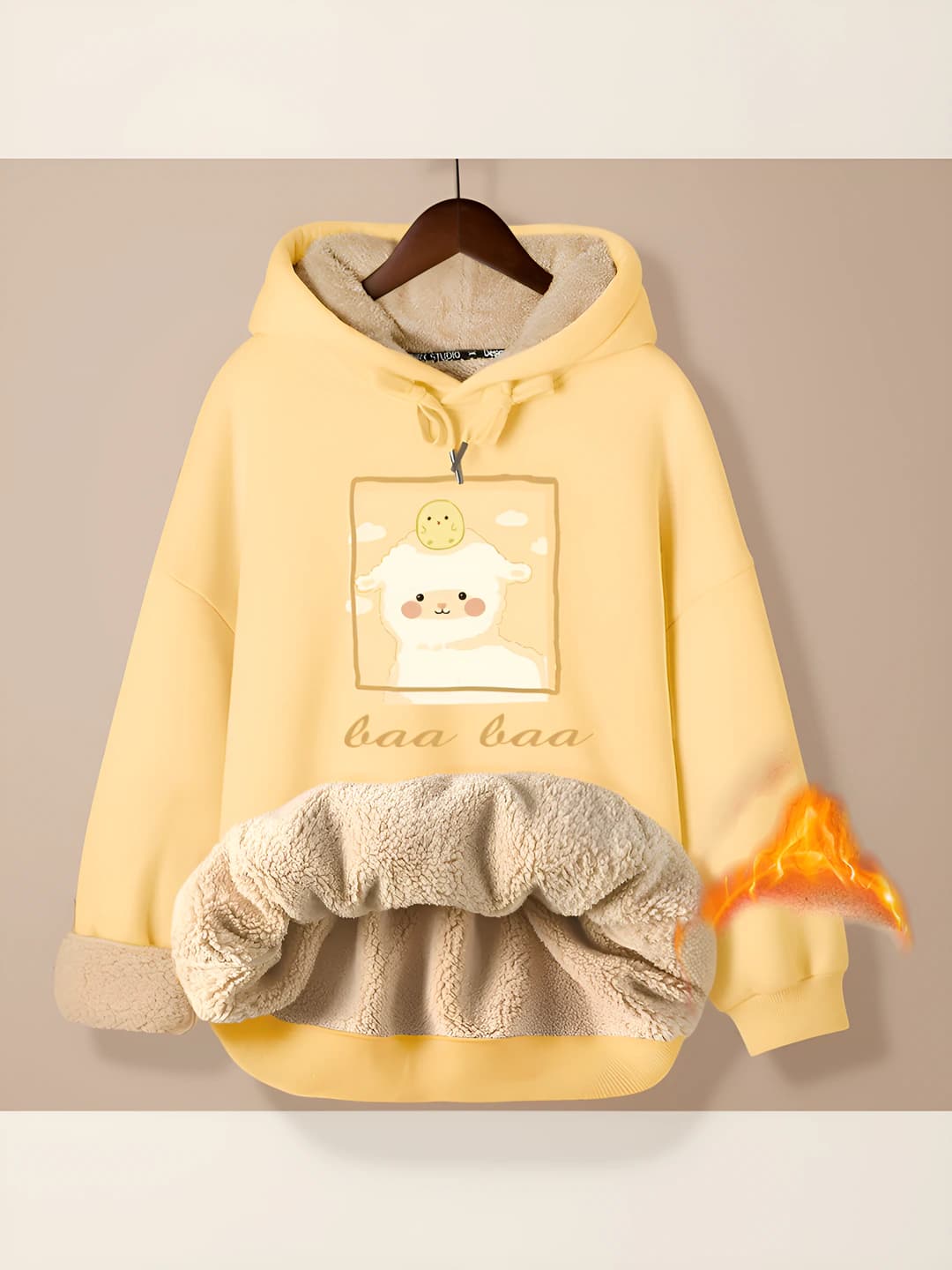 Milk yellow (Jiyang) lambswool