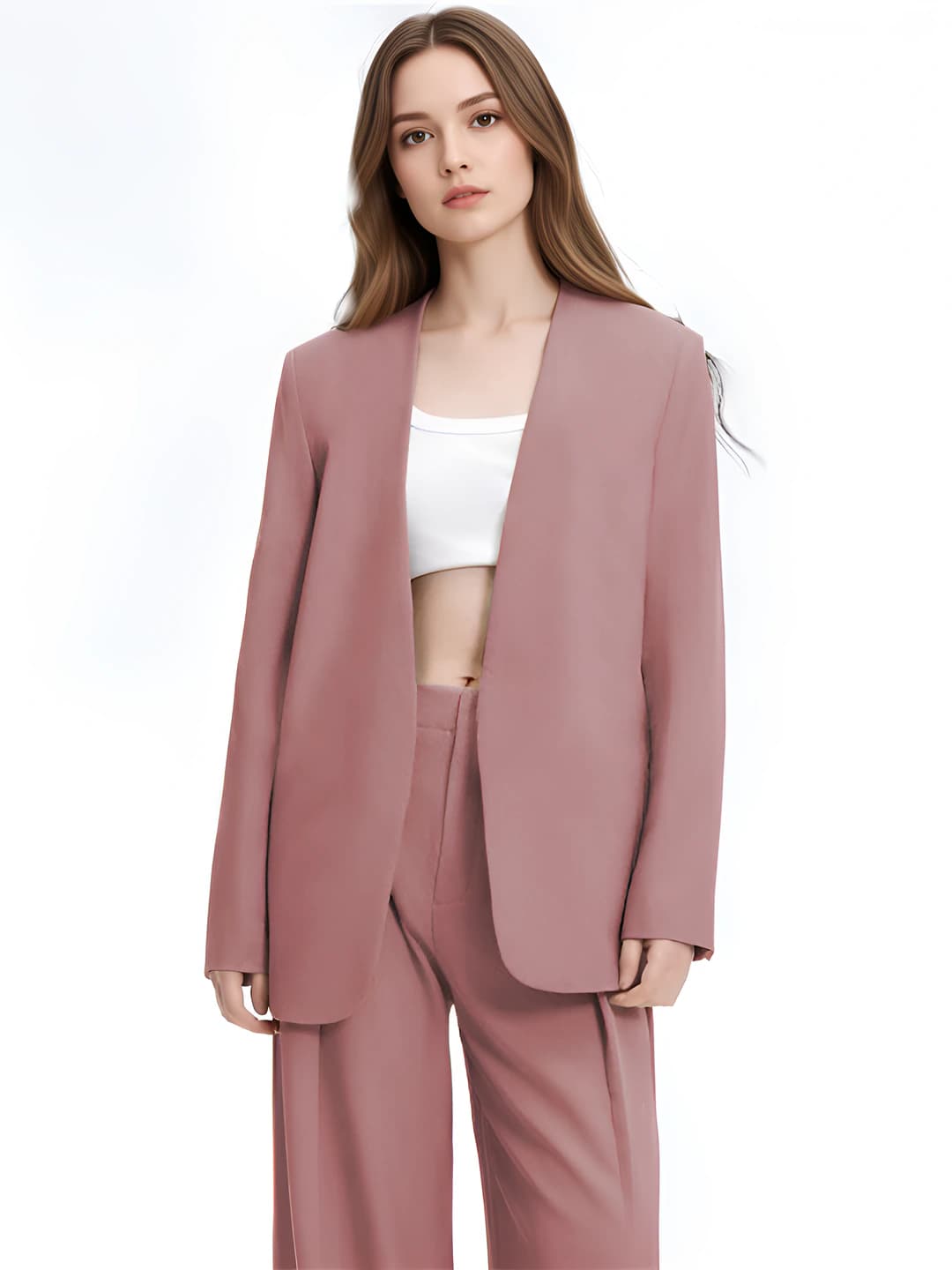 Pink [pants+suit]