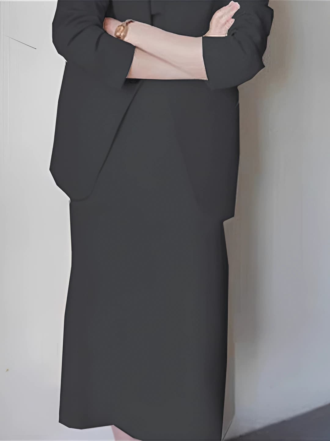 Dark grey skirt
