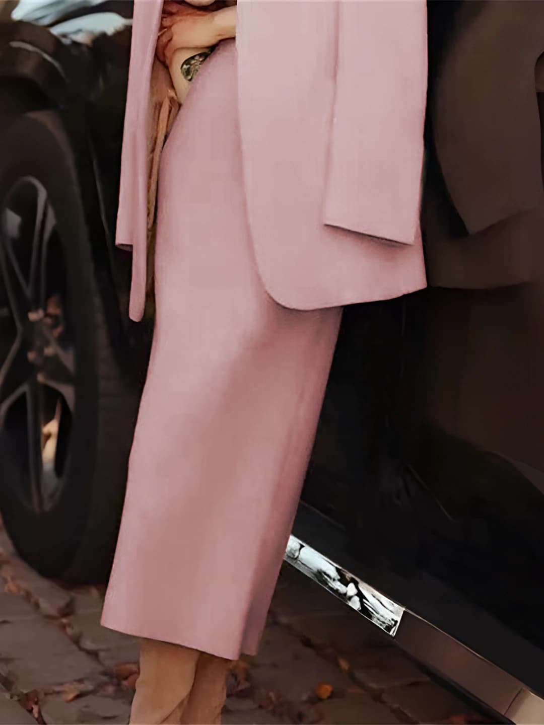 Pink skirt