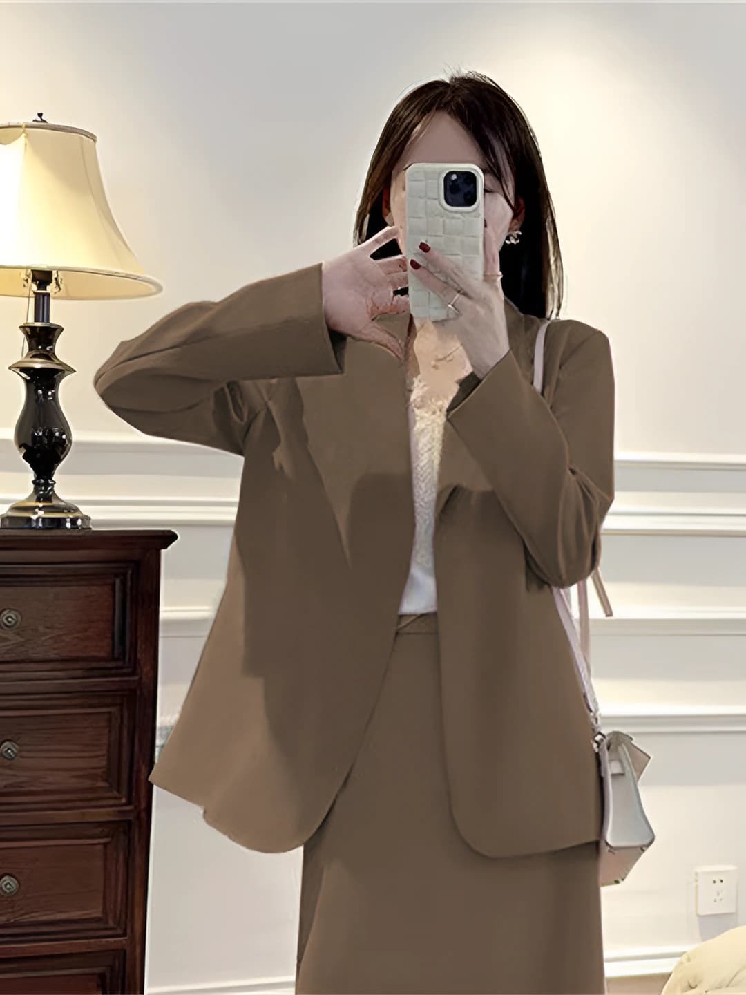 Khaki suit