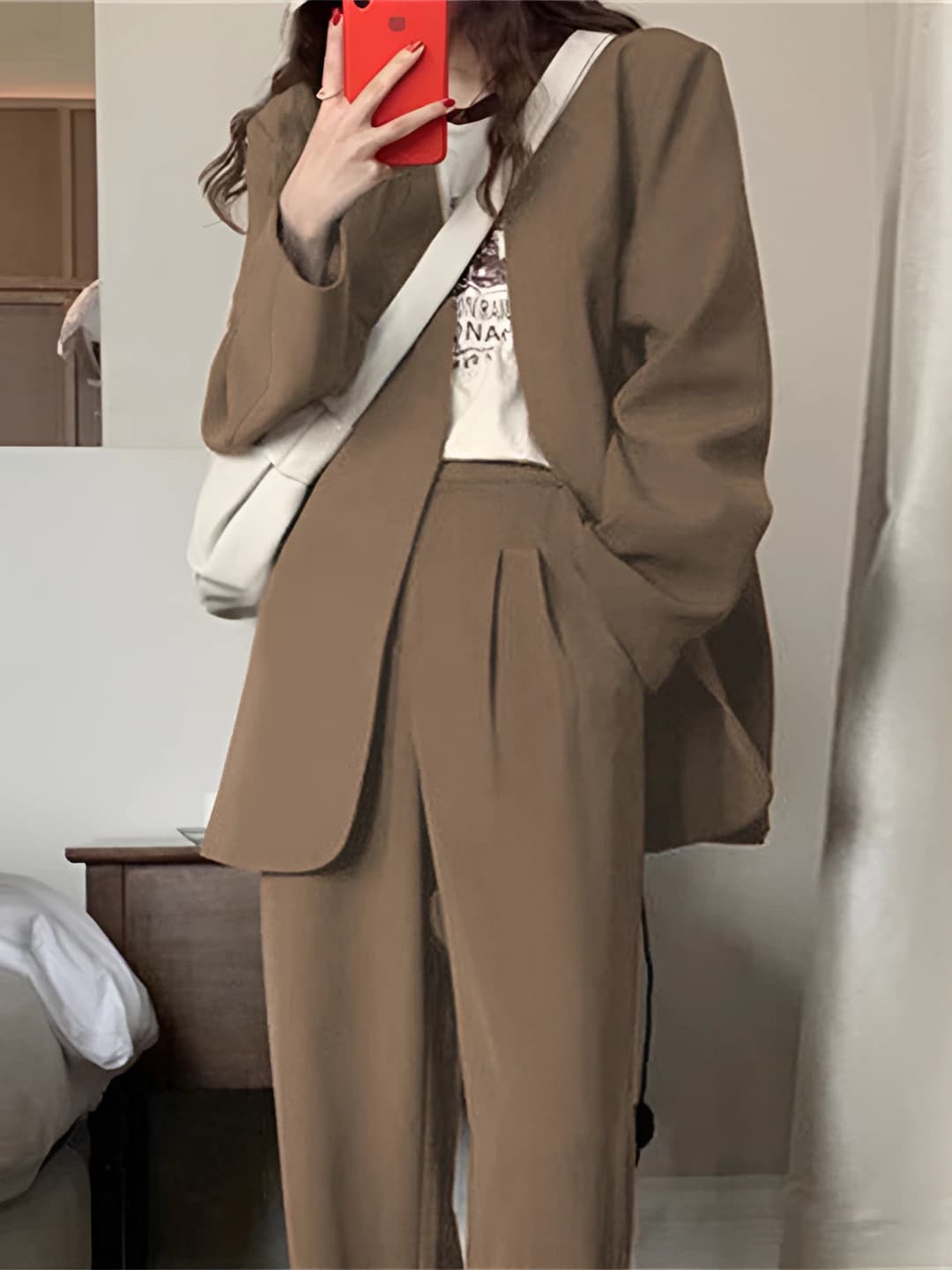 Khaki suit