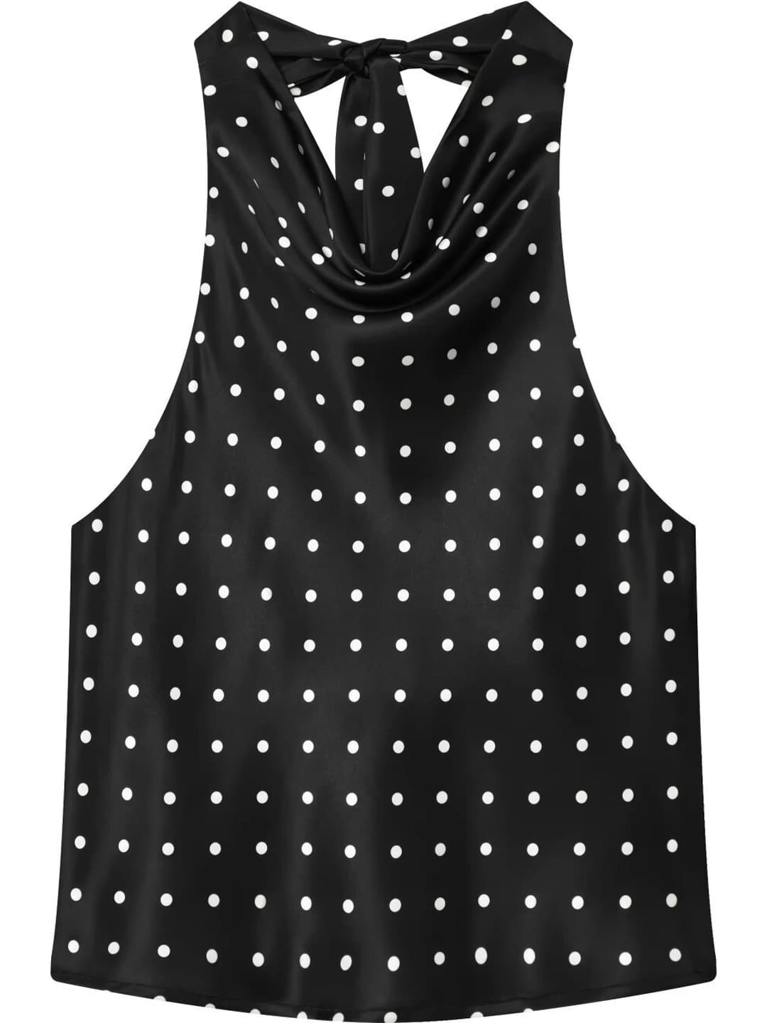 Black polka dot