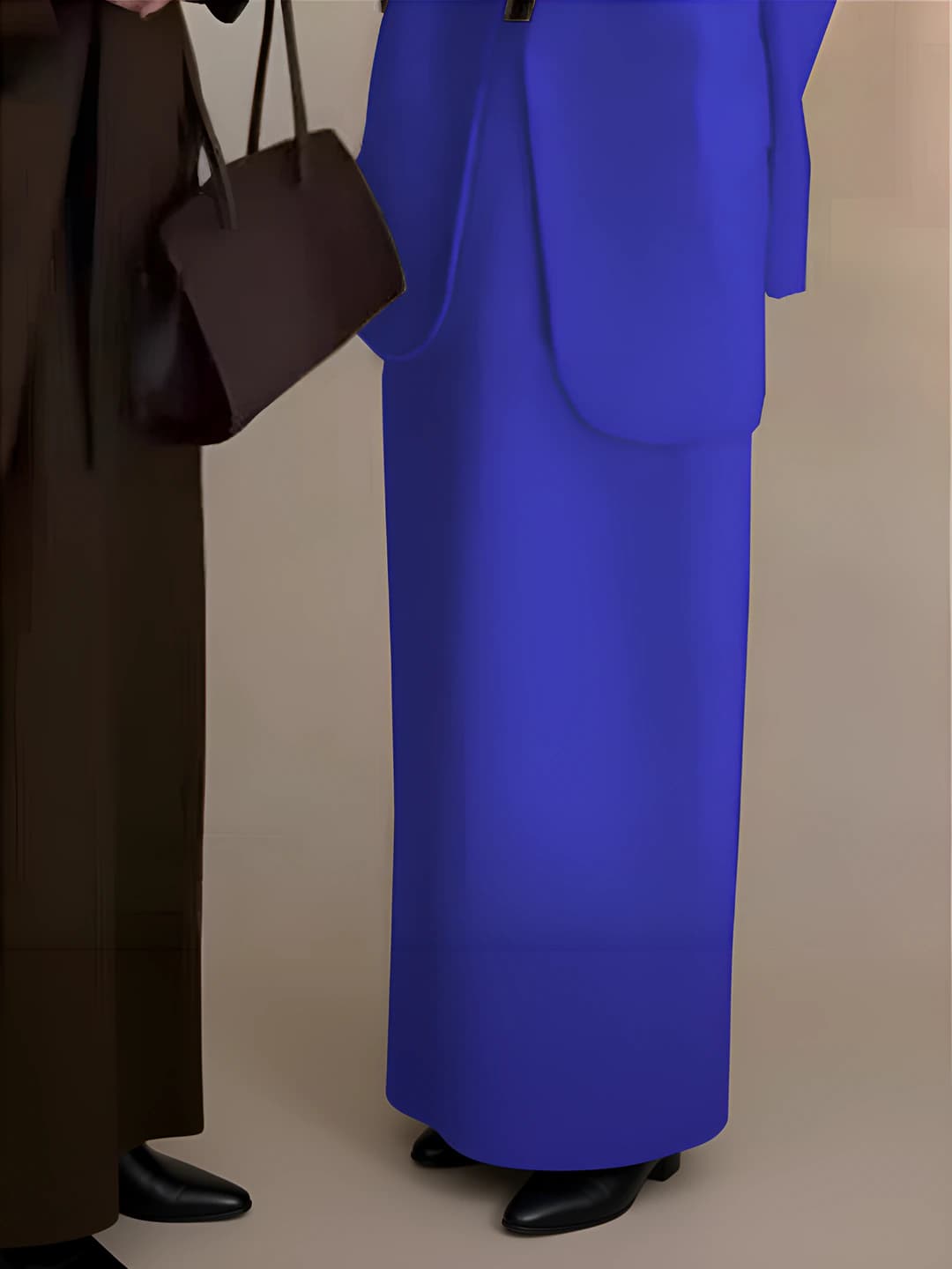 Голубая юбка