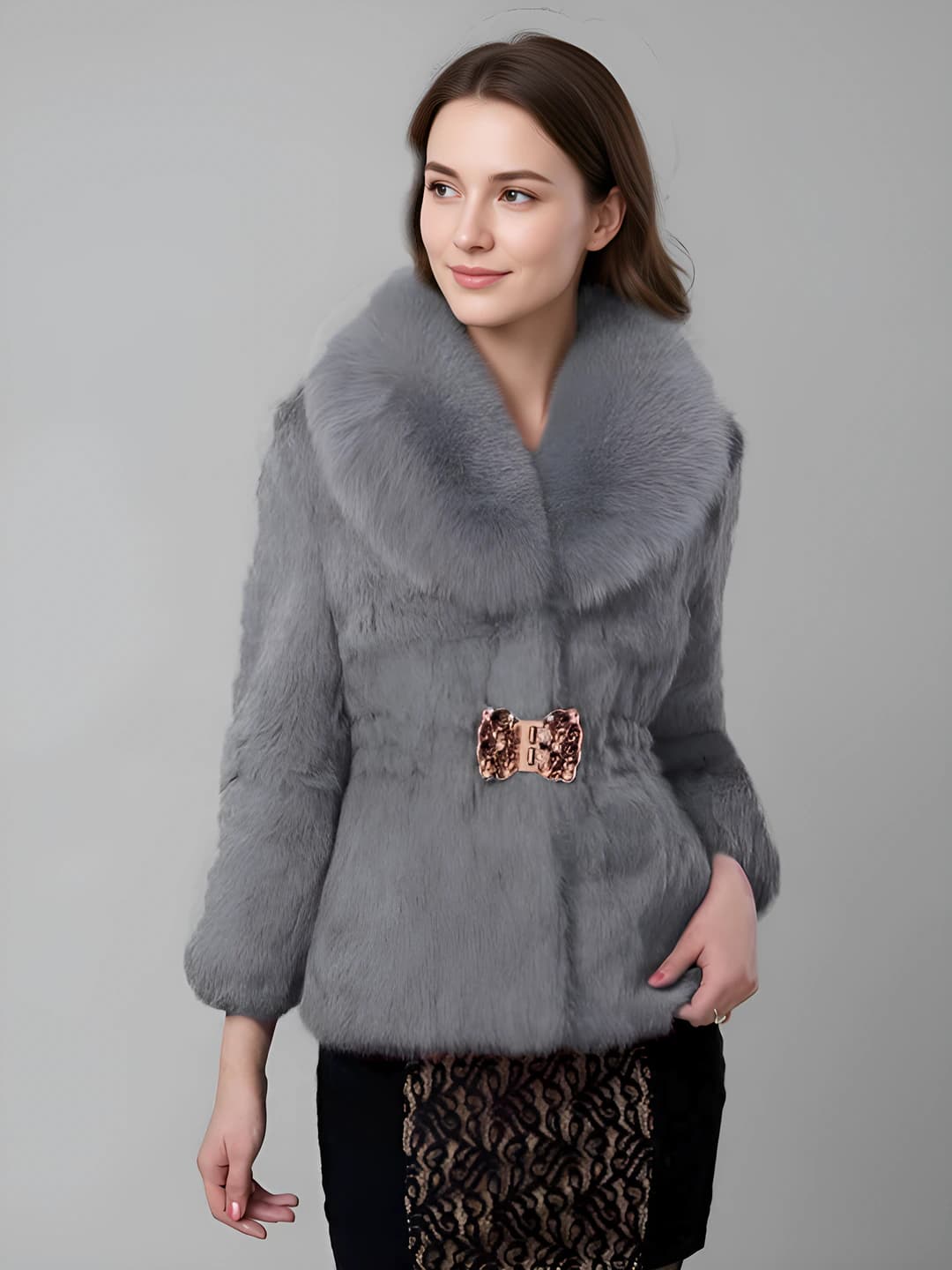Short grey