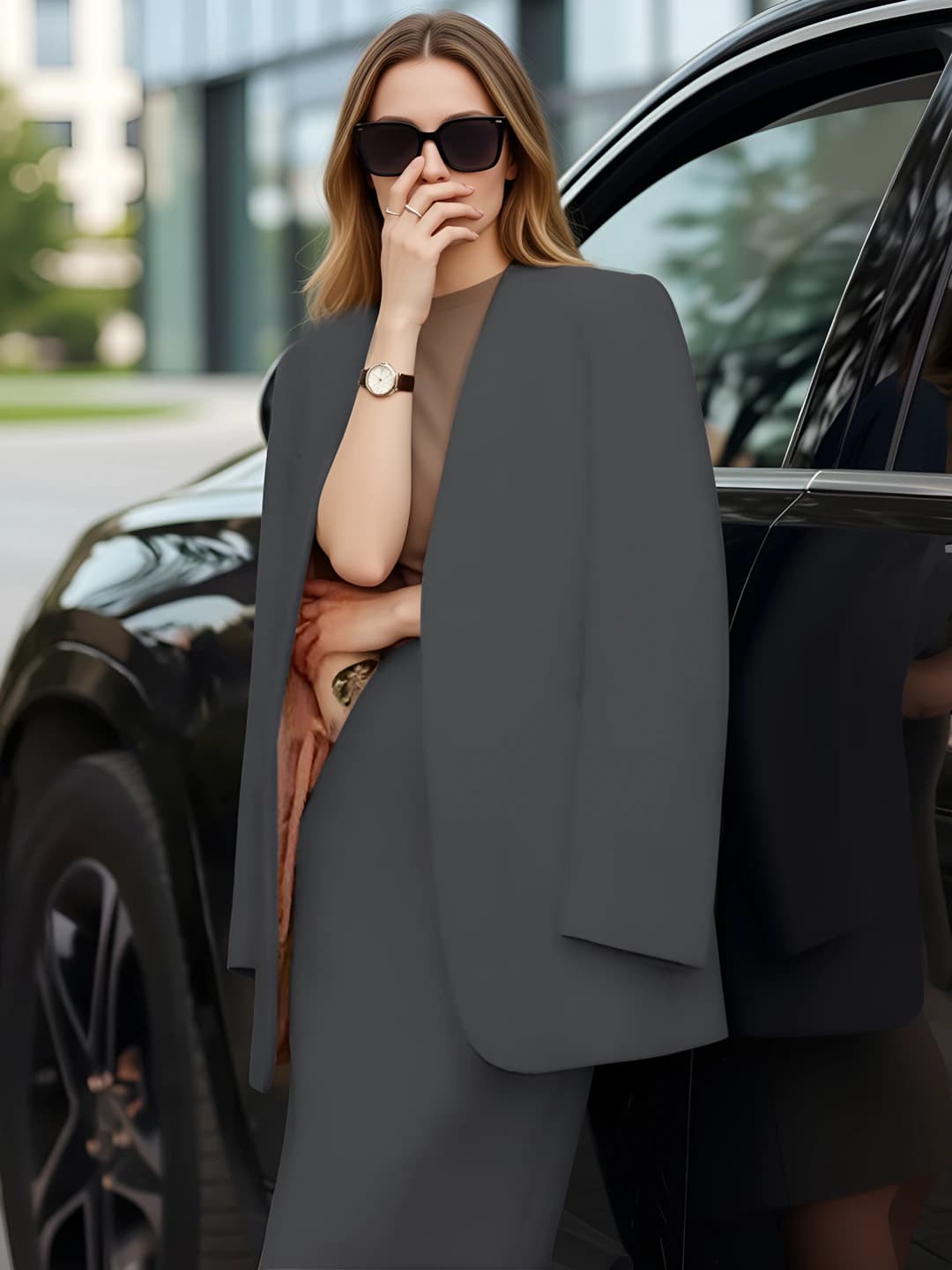 Dark grey set