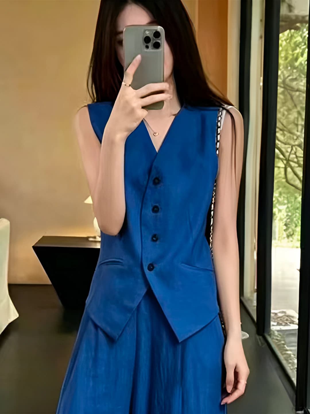 Royal blue — vest