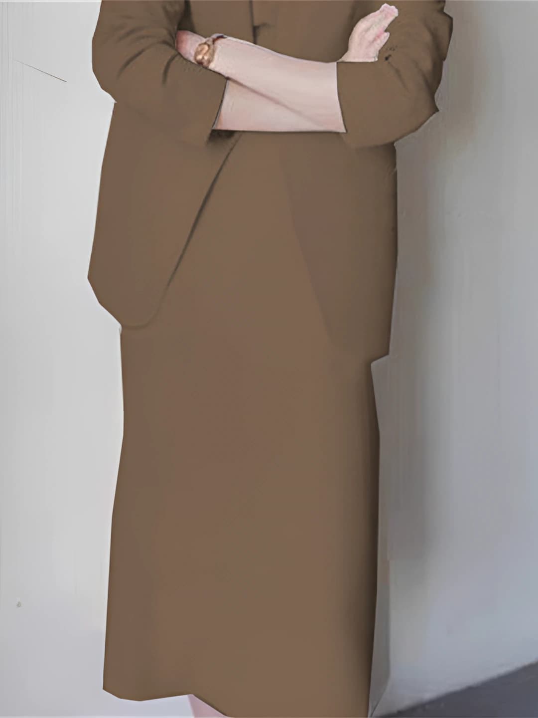 Khaki skirt