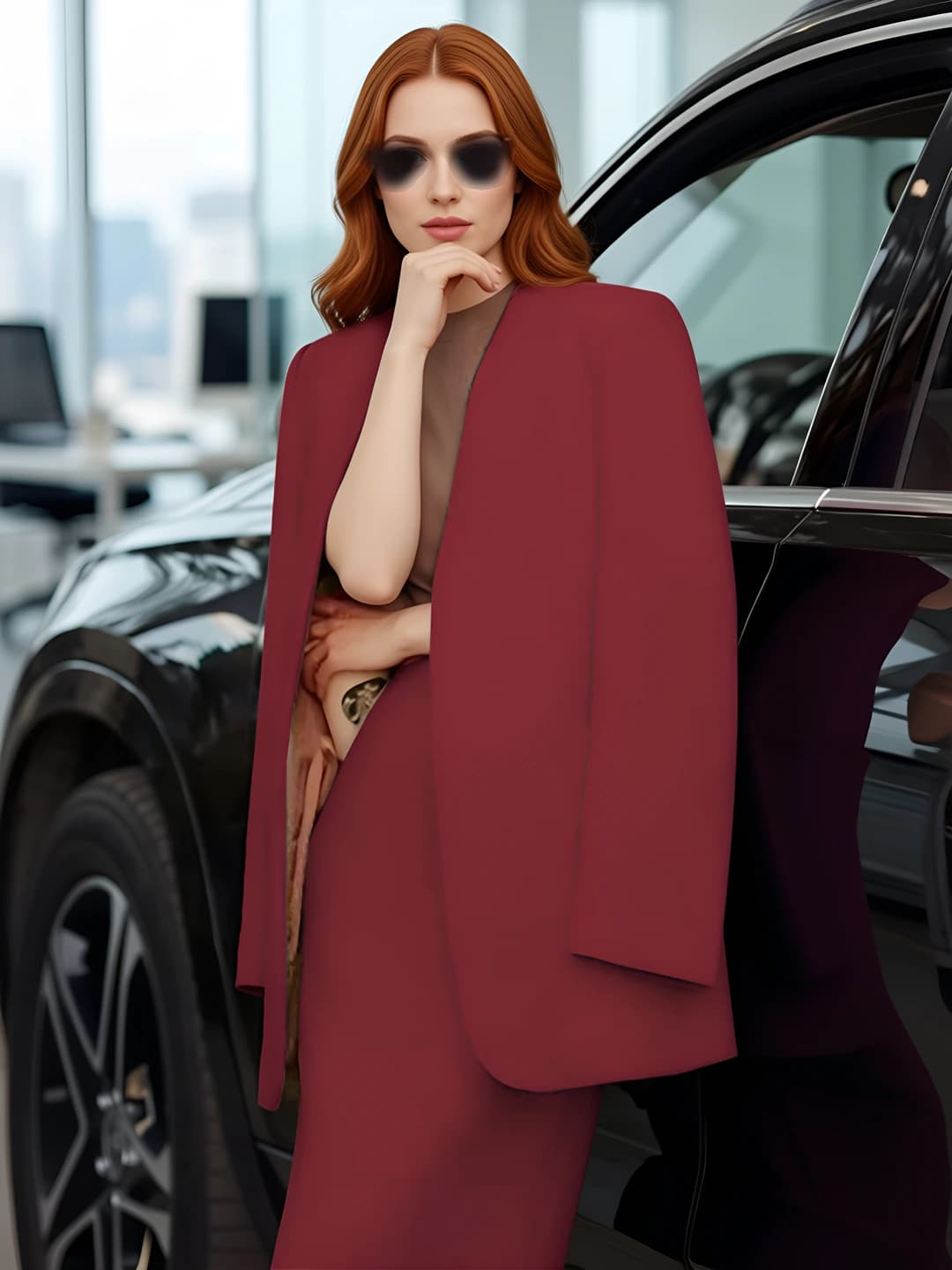 Wine red set
