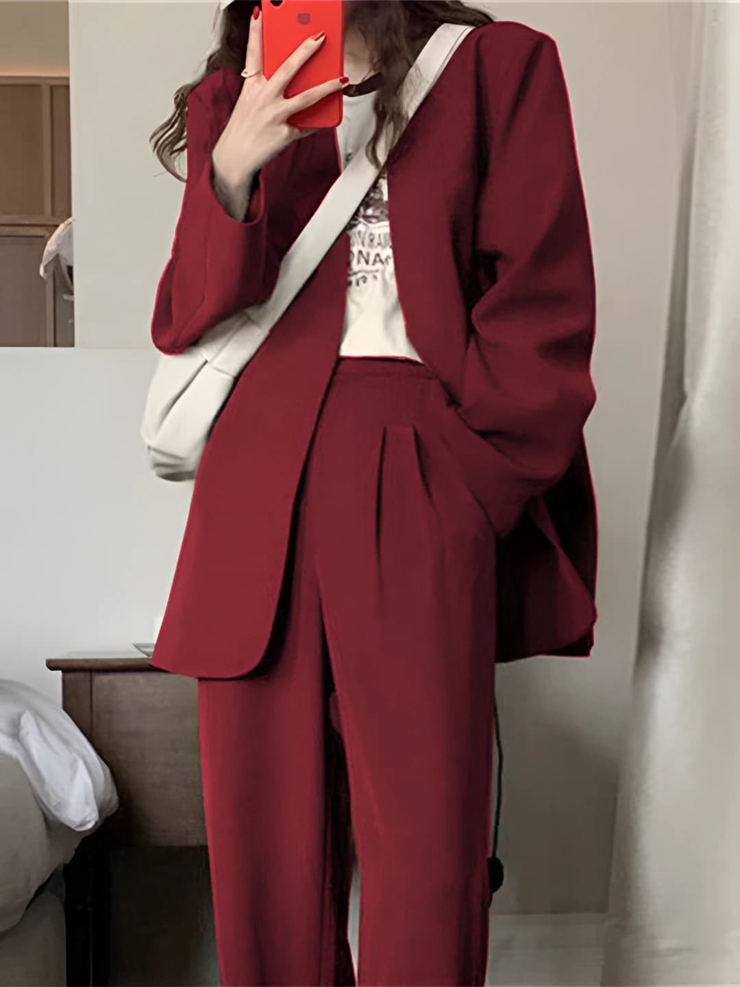 Wine red set