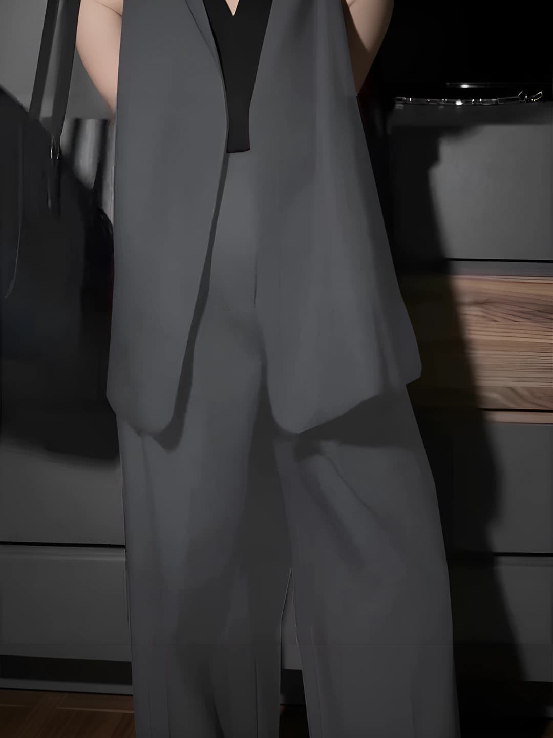 Dark grey pants