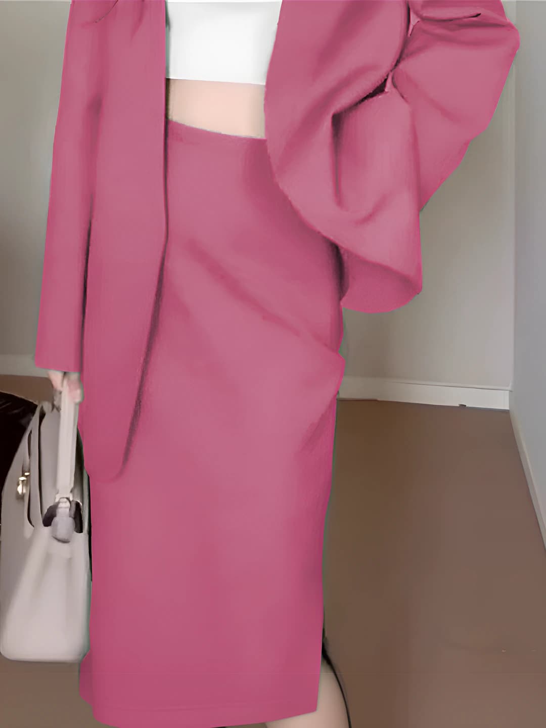 Purple-pink skirt