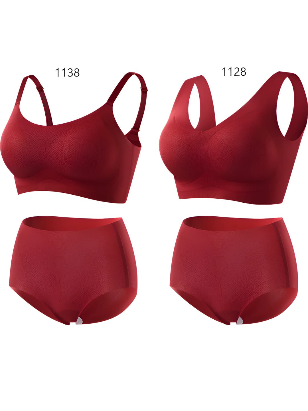 Wide strap - Bra + Panties