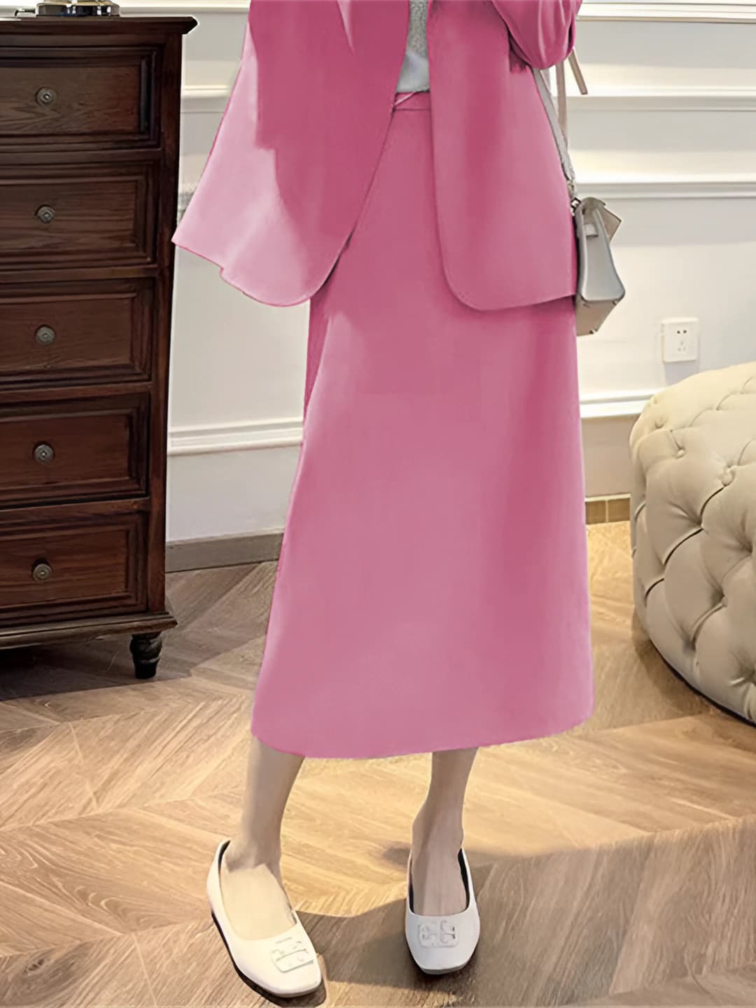 Purple-pink skirt