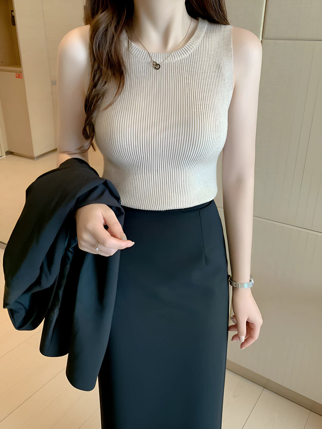 Floral khaki