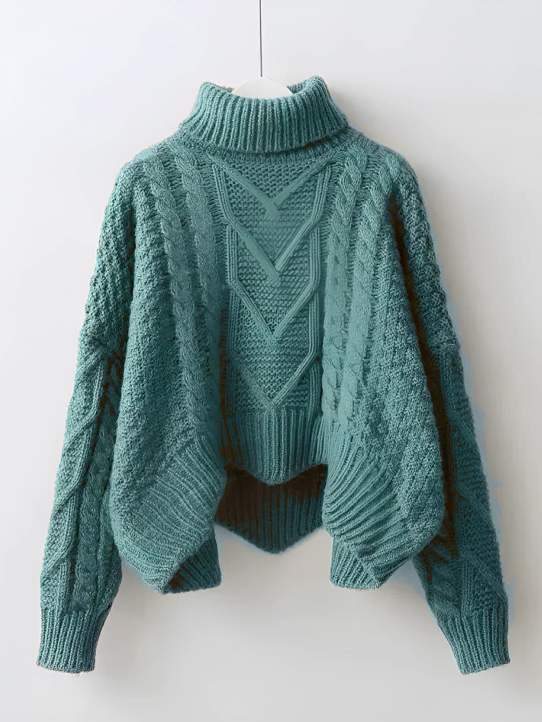 Teal, airy, double-layer, 20 pcs