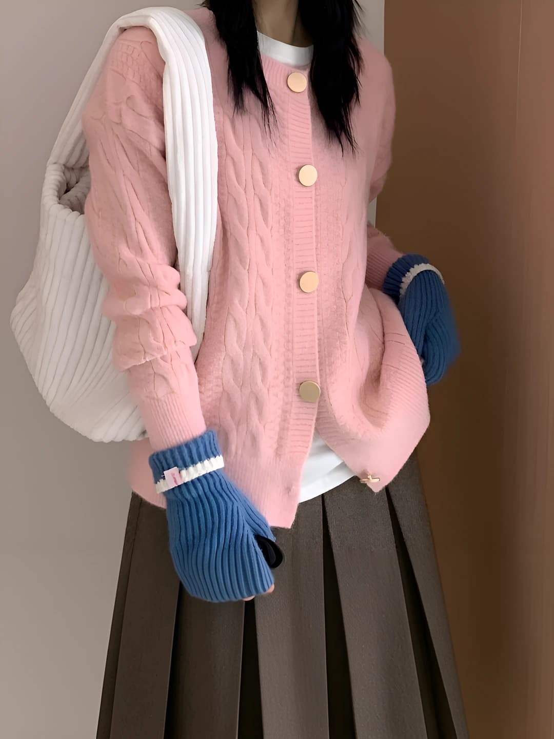 0.5" thin strap, pink, 1 pc