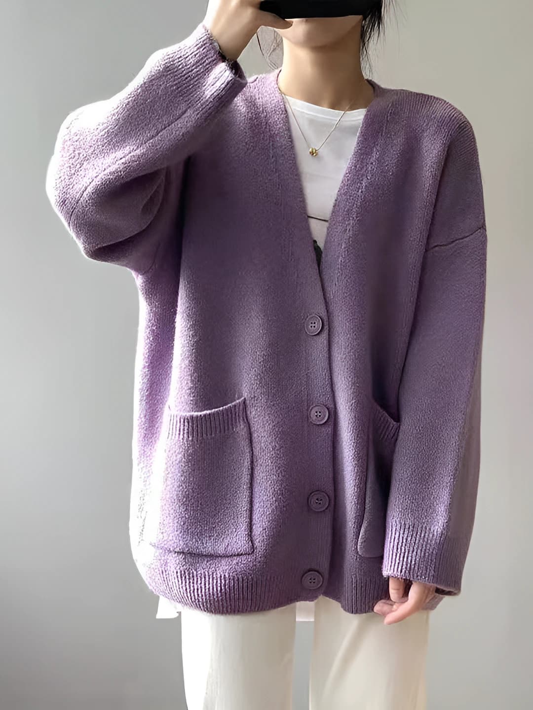 Purple floral + Light pink floral