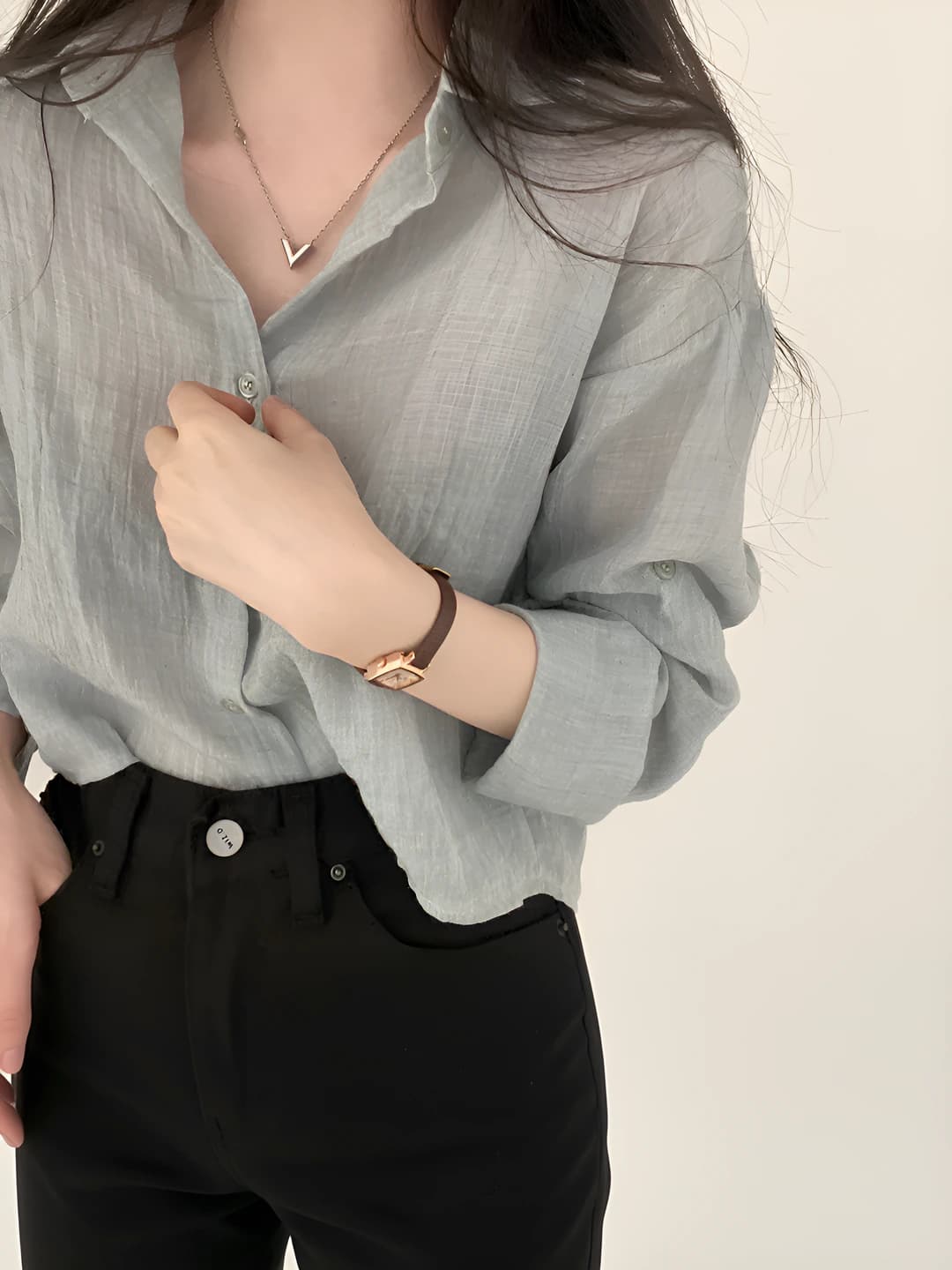 Light grey short