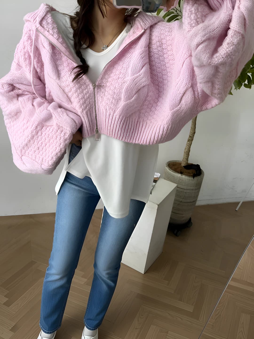 0.5" thin strap, pink, 1 pc