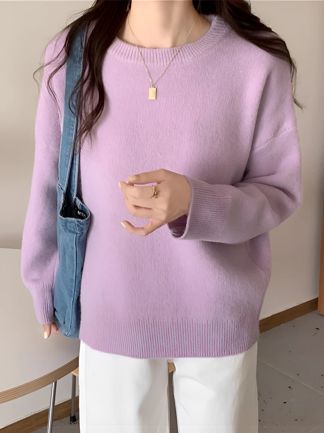 Purple floral + Light pink floral