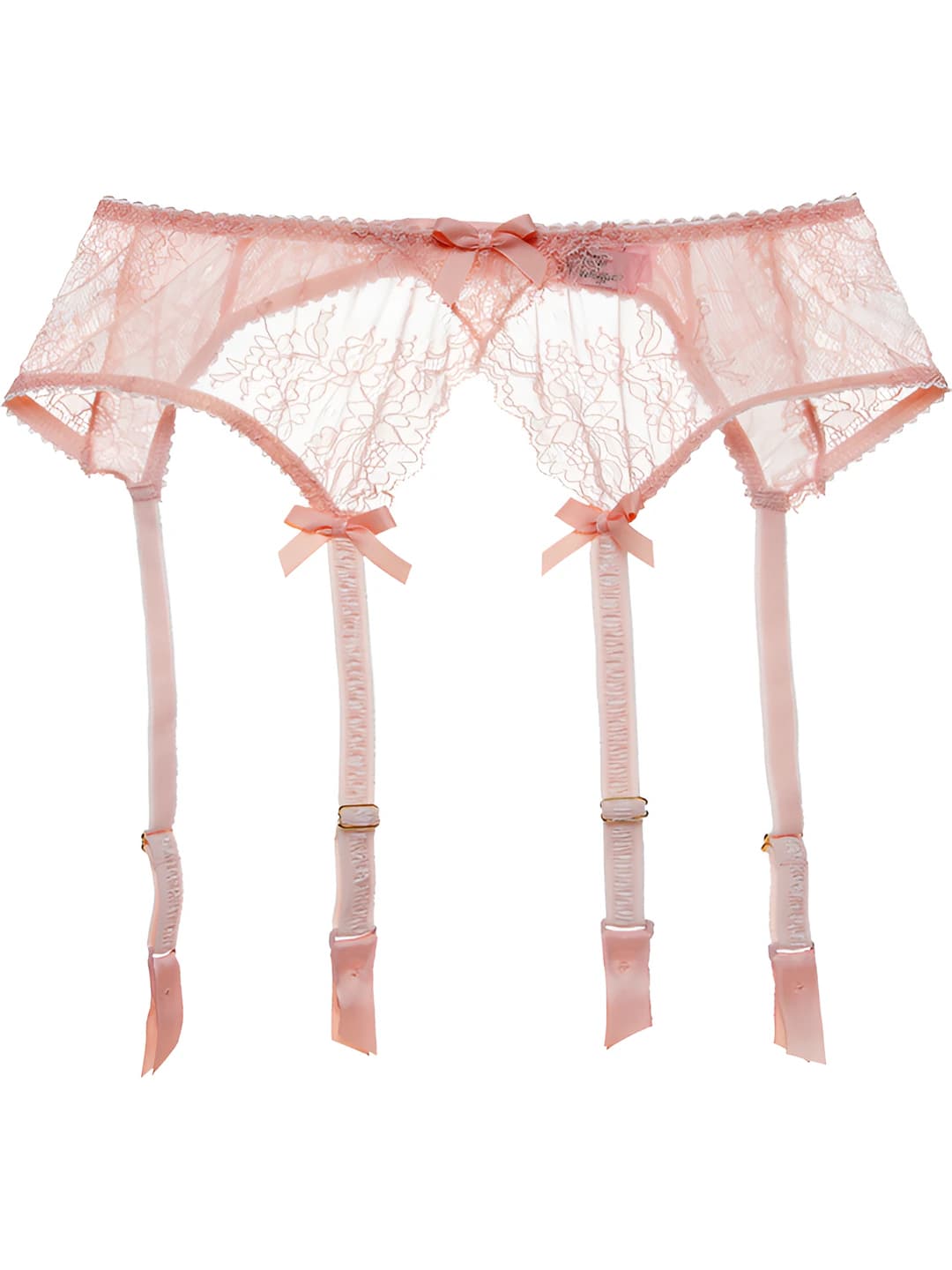 Women's retro ultra-thin lace garter belt with clips and straps