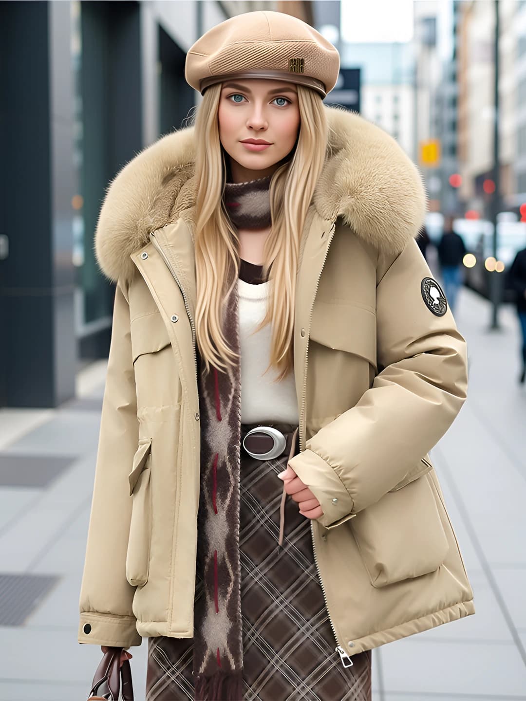 Khaki skin