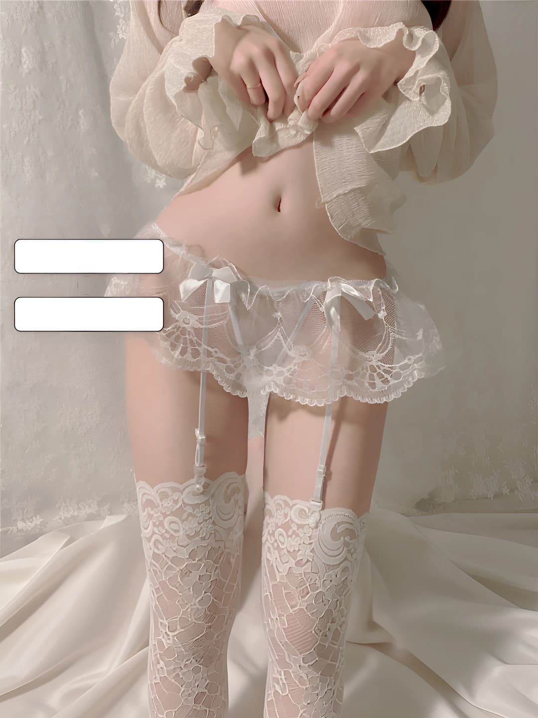 White (no stockings)