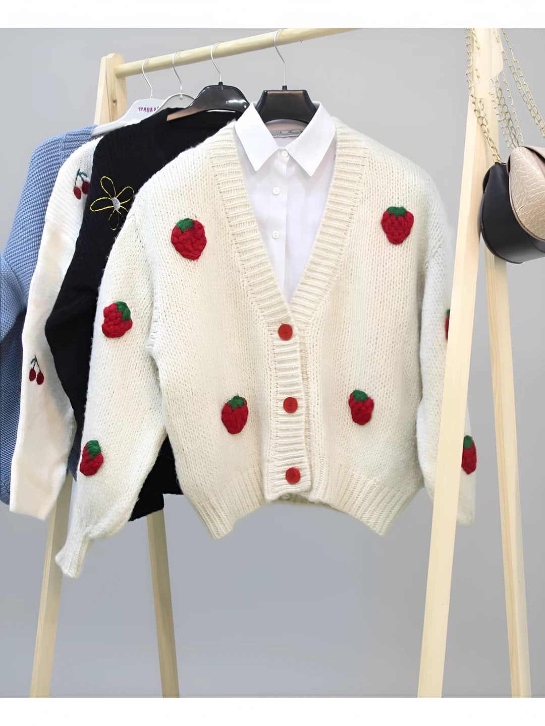 White red strawberry