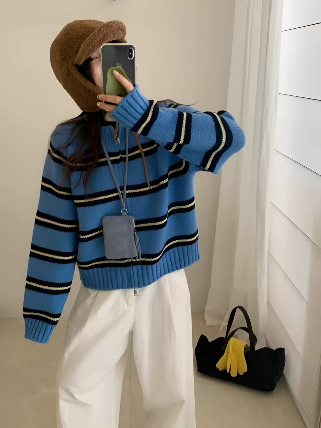 Blue & black stripes