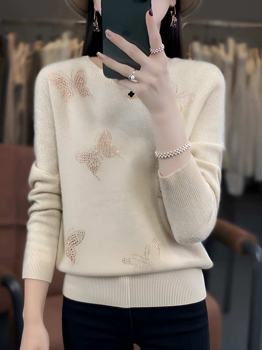 Light beige-apricot