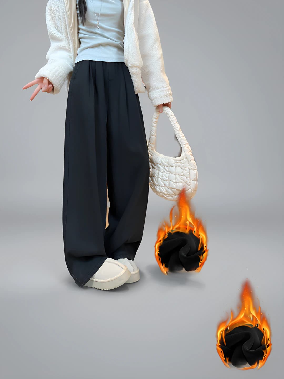 Fleece - Black - Tall