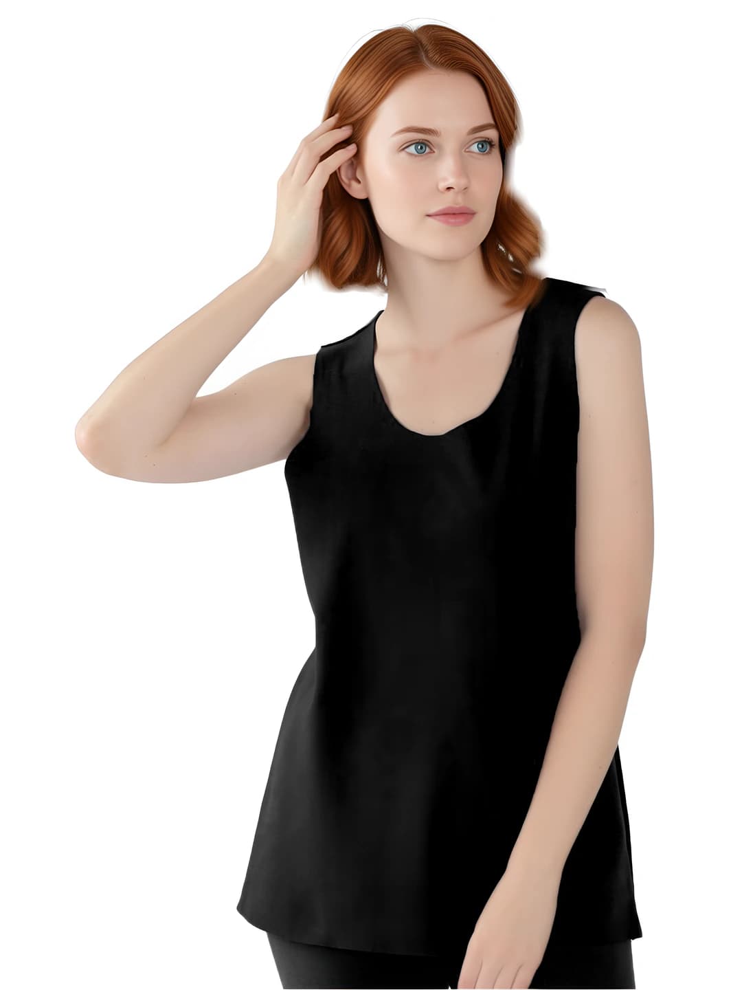 Round neck black