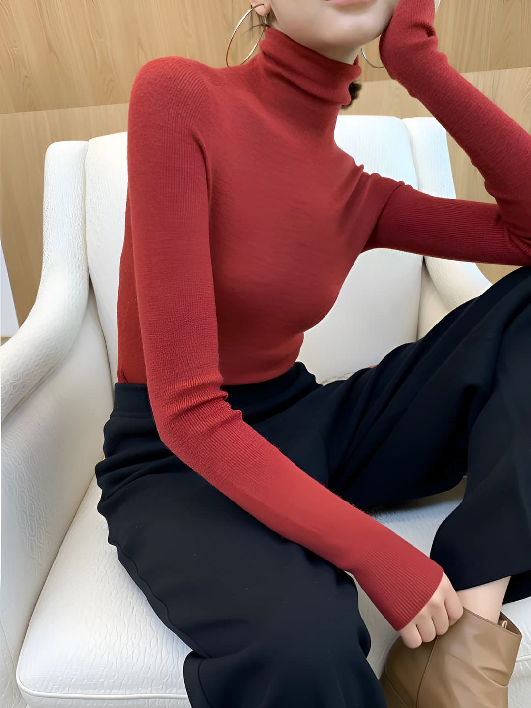 Brick red