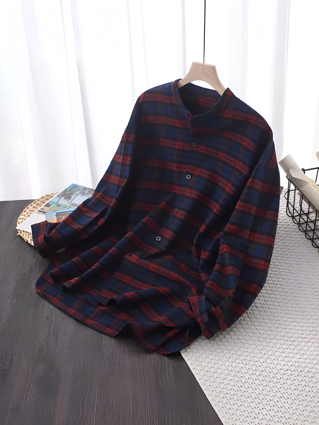 Orange & blue checkered