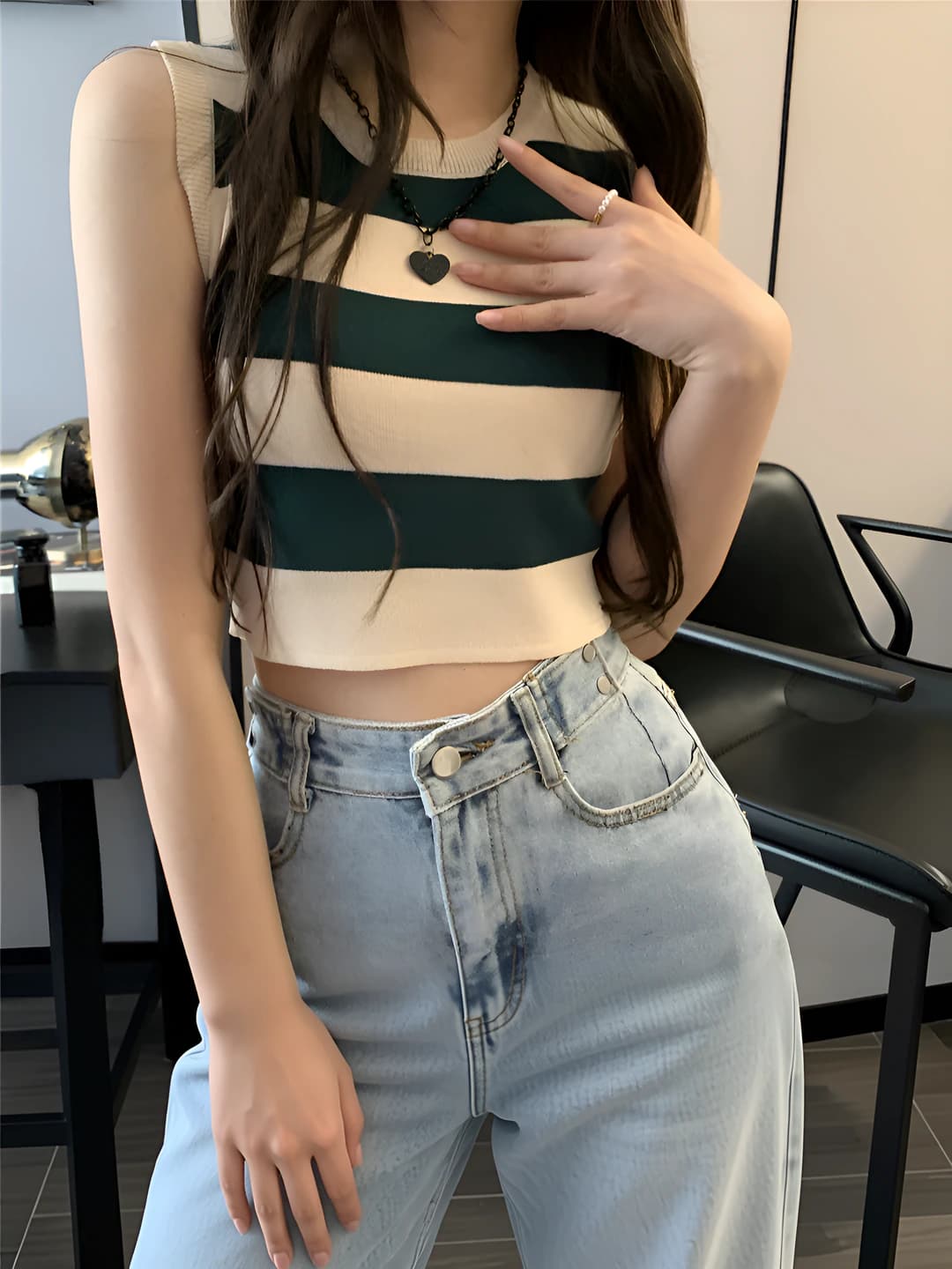 Green stripes