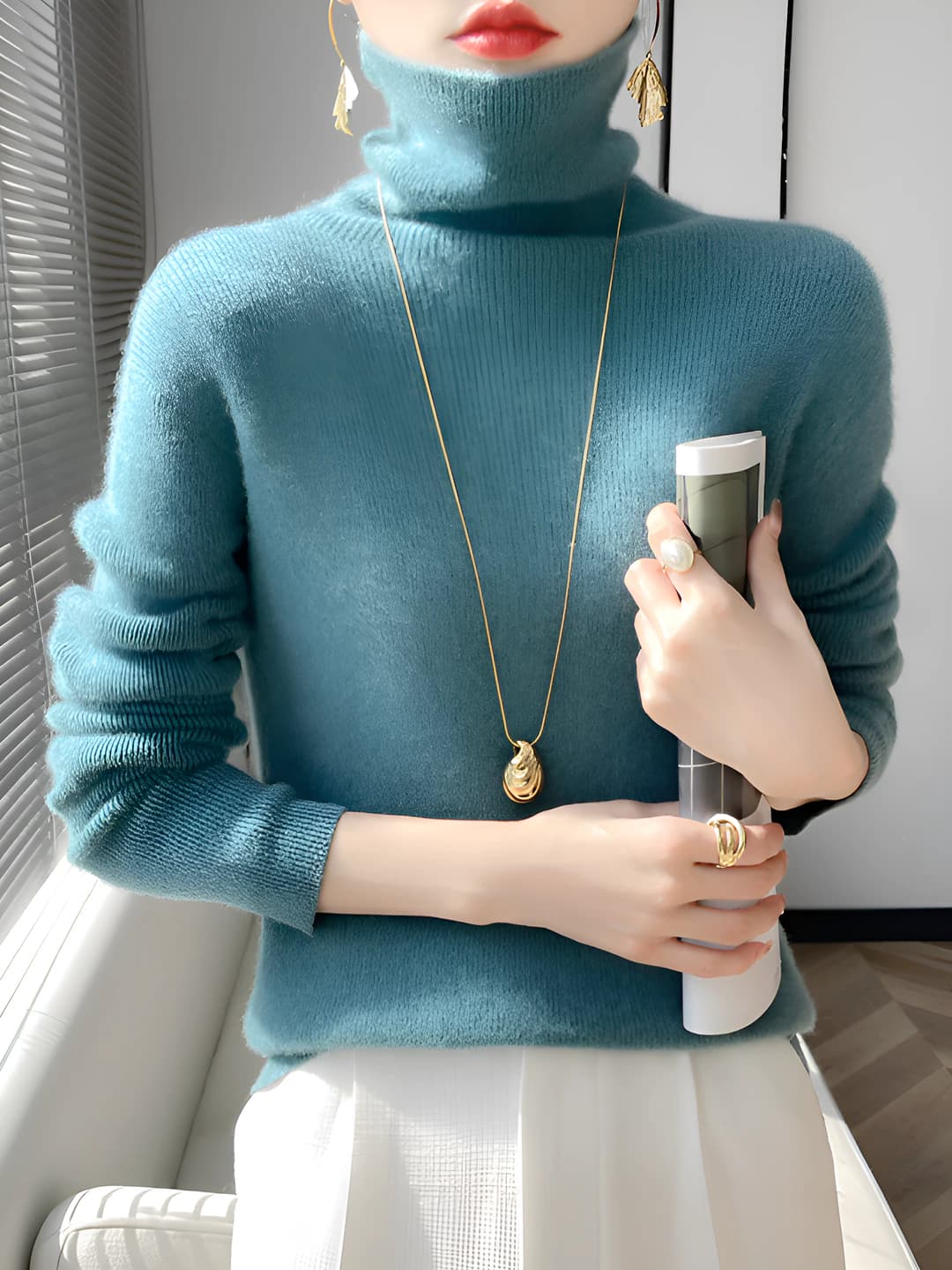 Peacock blue