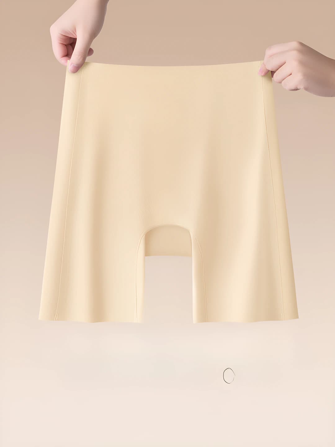 Women's high waist shaping safety shorts, tummy control and hip-lifting, thin summer ice-silk fabric briefs