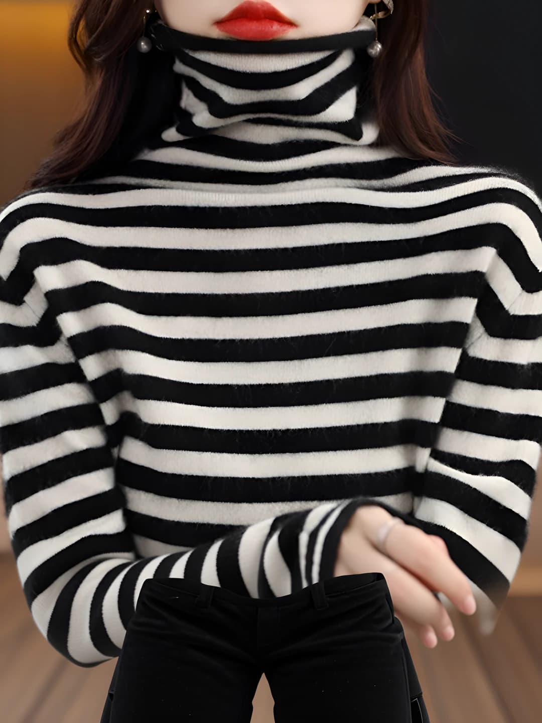 Black striped