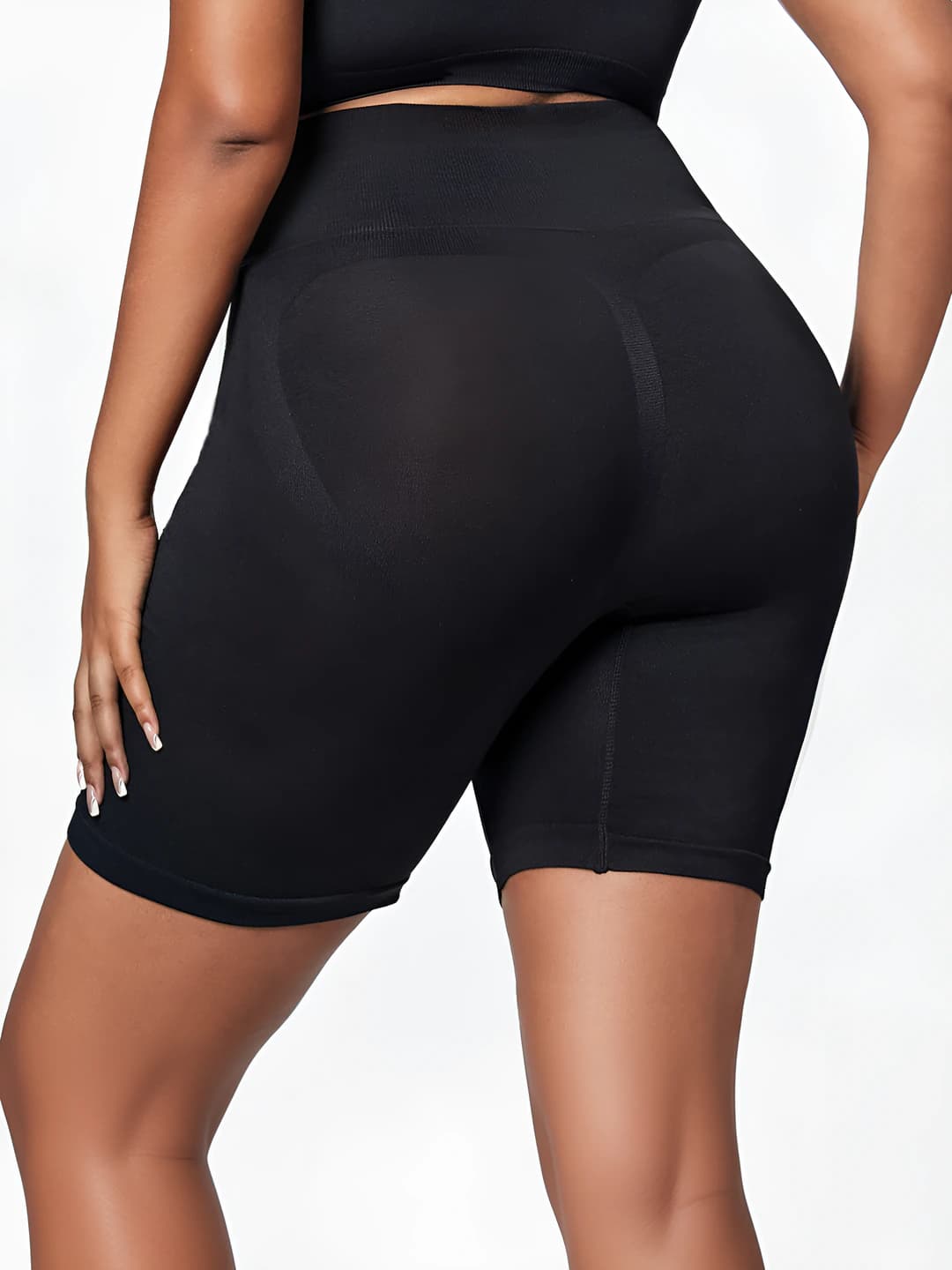 36775 high-waisted trousers black