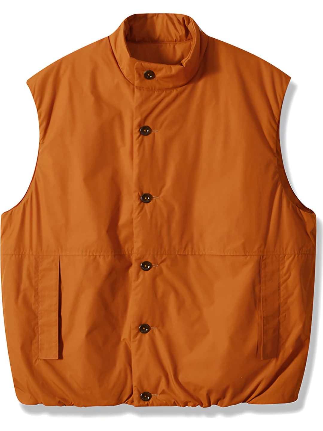 Women's warm vest 2026 autumn-winter with mock neck loose fit
