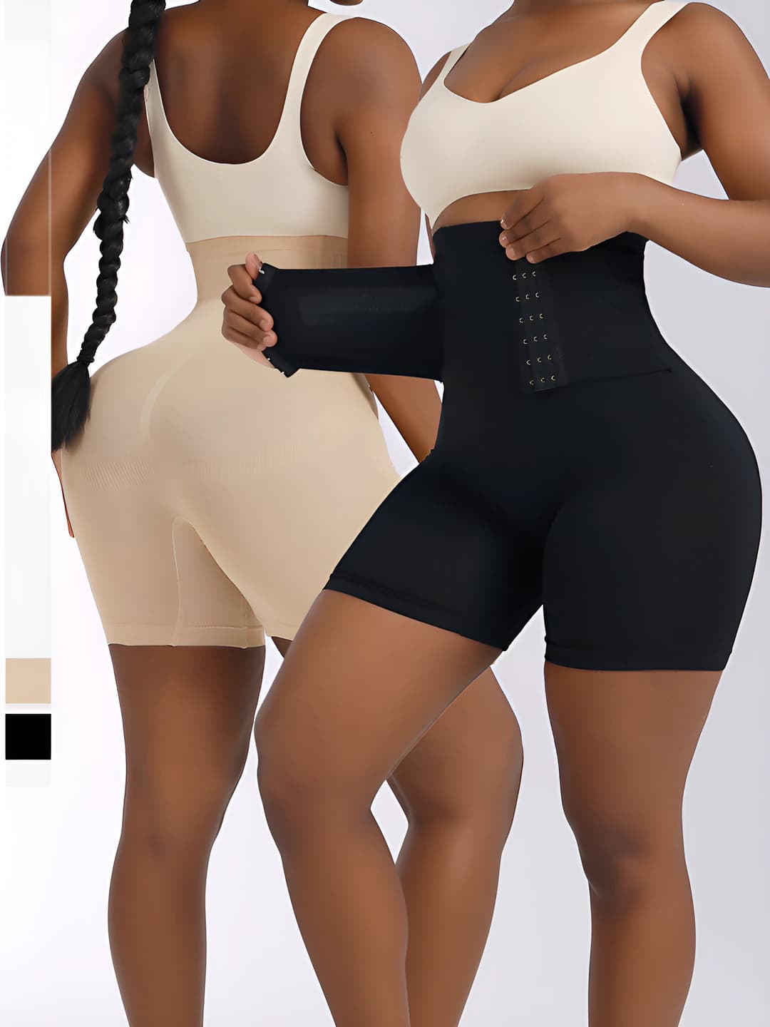 Women's high waist shaping shorts, seamless, hip-lifting, tummy control, thin, all-season