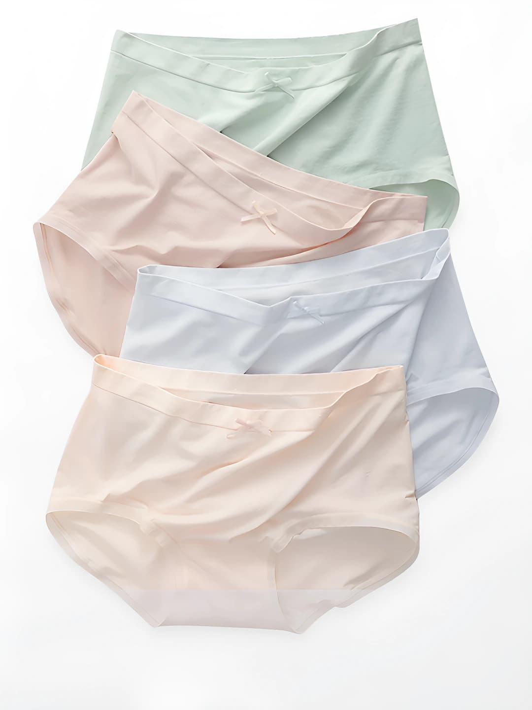 Women's seamless briefs, ice-silk fabric, antibacterial, breathable, all-season