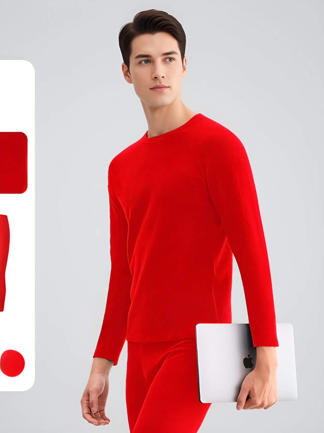 Thick set for men - Red