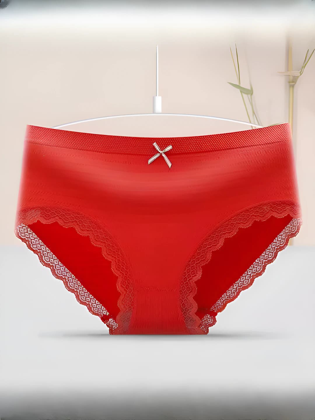 Bright red