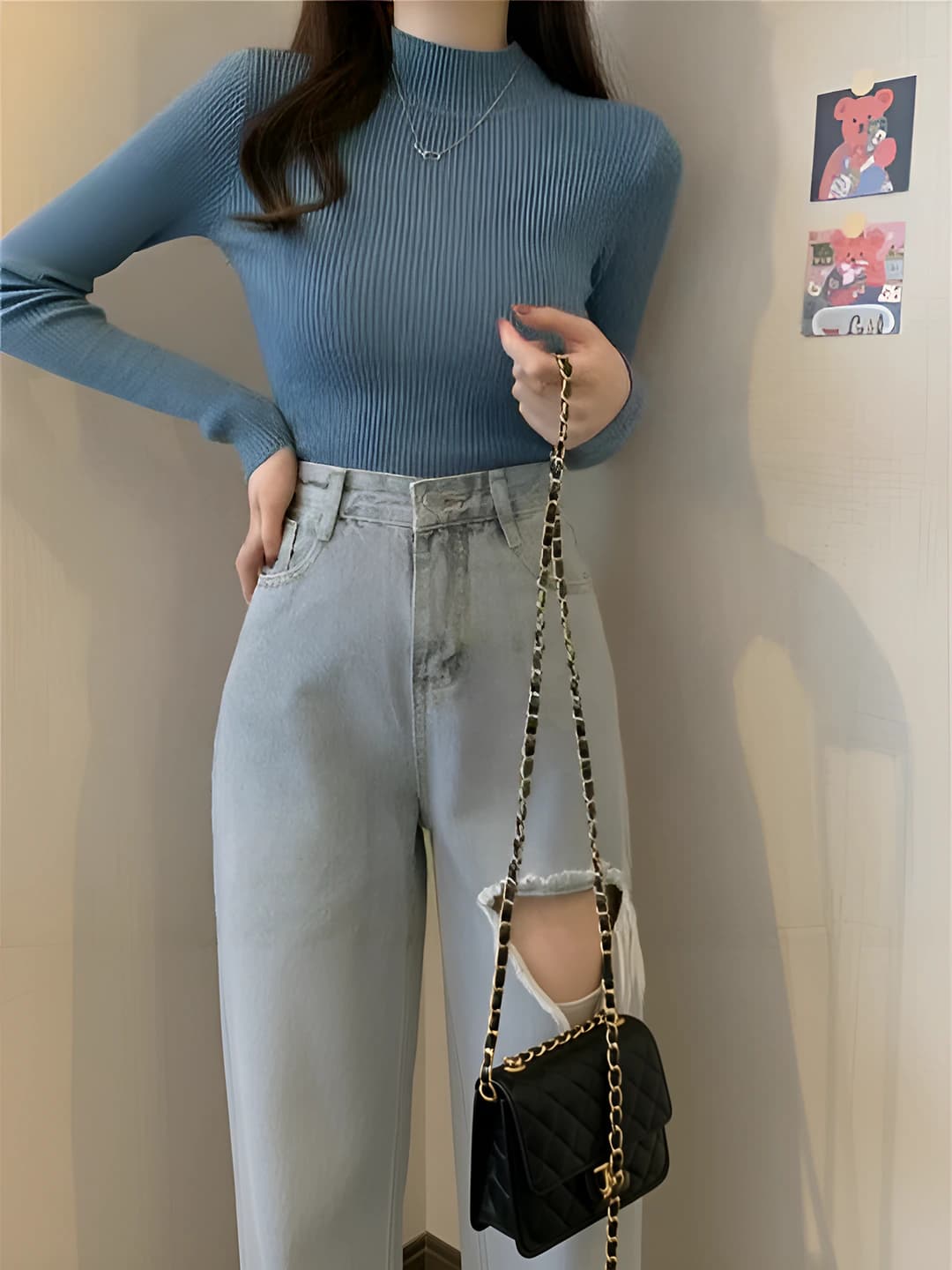 Hazy blue