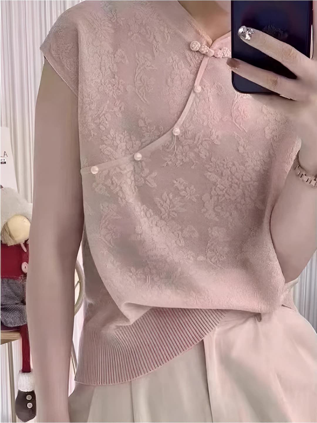 0.5" thin strap, pink, 1 pc