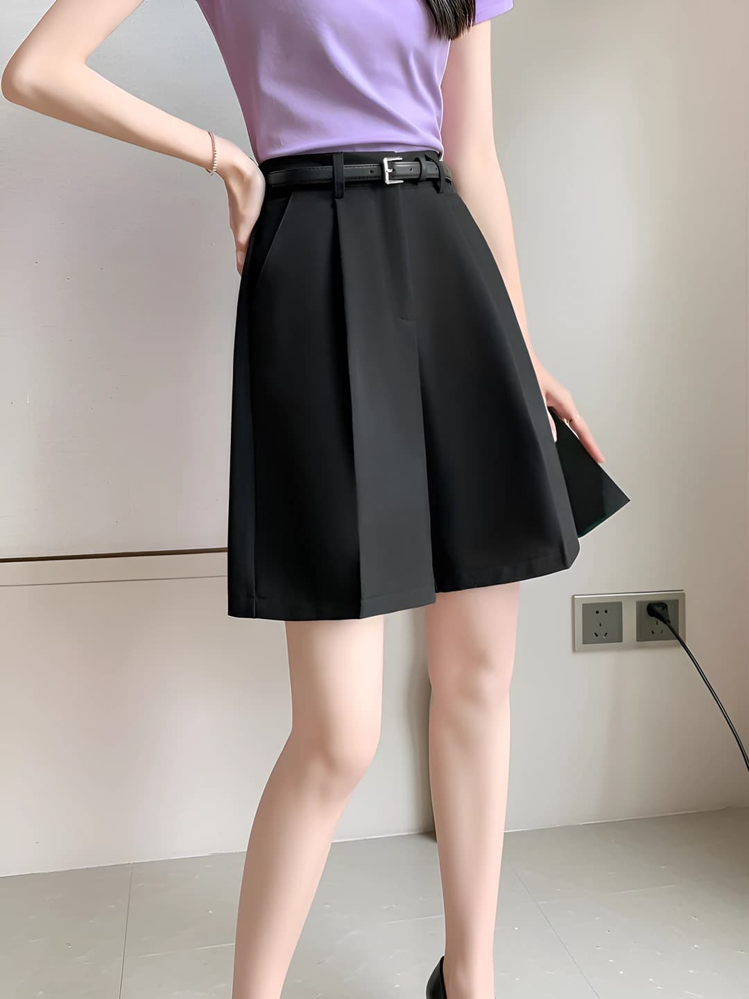 Black floral - 5 pairs